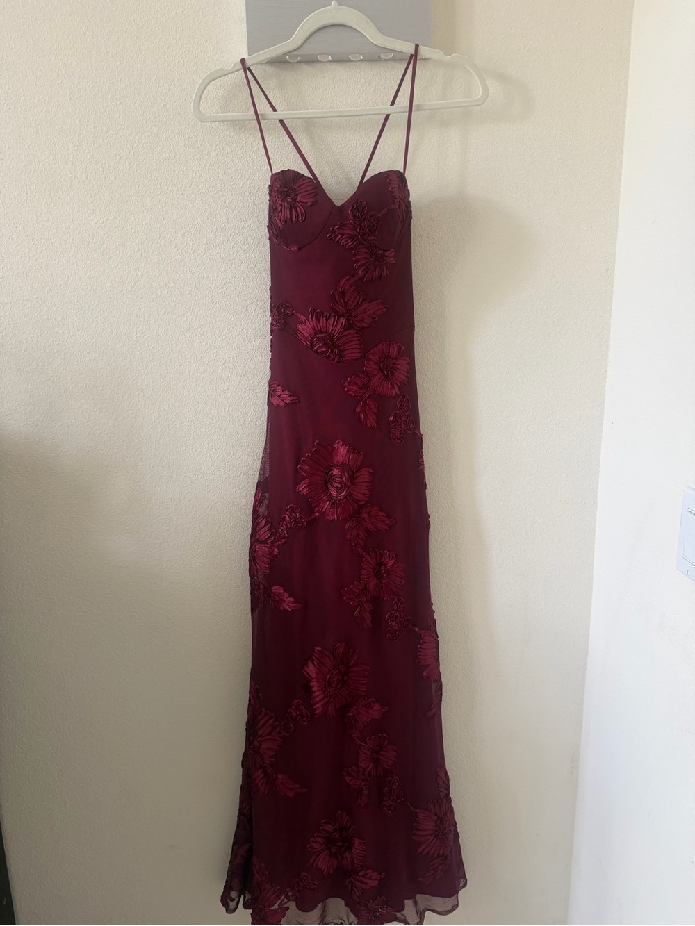 Prom dress maroon/red